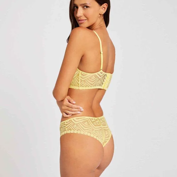 Soutien-gorge corbeille jaune Nina Morgan Lingerie