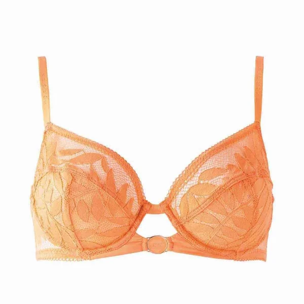 Soutien-gorge corbeille orange Lina Morgan Lingerie