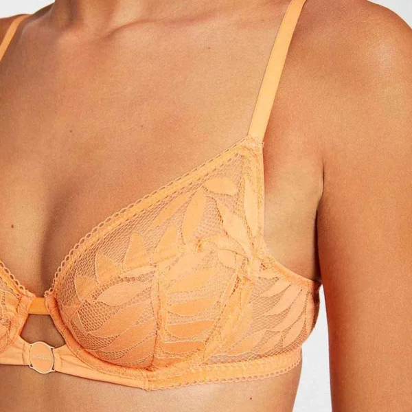 Soutien-gorge corbeille orange Lina Morgan Lingerie
