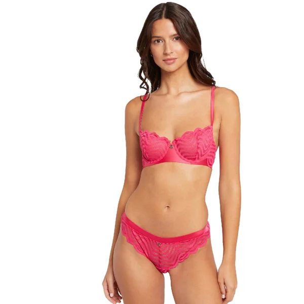 Soutien-gorge corbeille rose Romane Morgan Lingerie