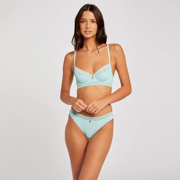 Soutien-gorge corbeille turquoise Tina bleu Morgan Lingerie