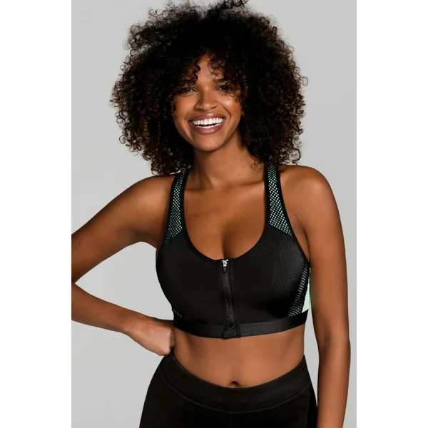 Soutien-gorge de sport noir FAST