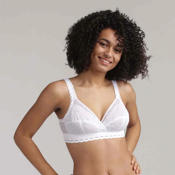 Soutien-gorge Dentelle Sans Armatures Blanc