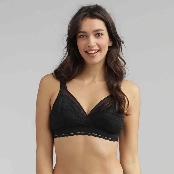 Soutien-gorge Dentelle Sans Armatures Noir