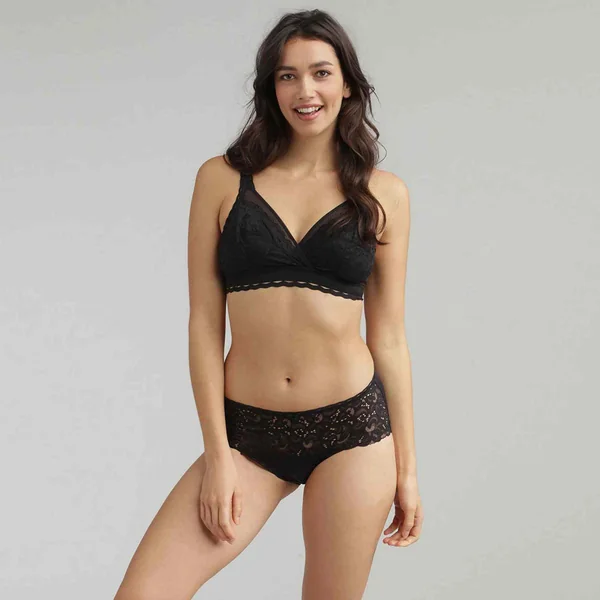 Soutien-gorge Dentelle Sans Armatures Noir