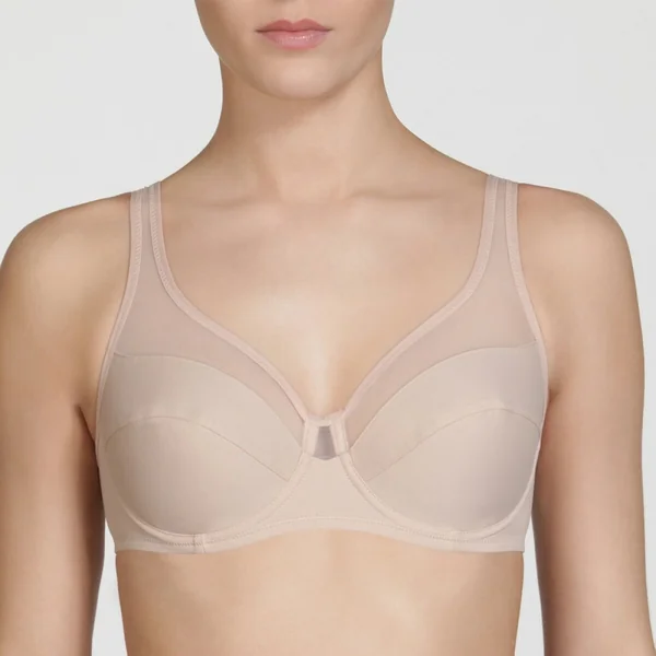 Soutien-gorge emboitant armature beige