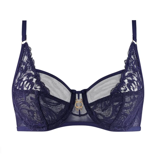 Soutien-gorge emboitant en dentelle bleu Aubade