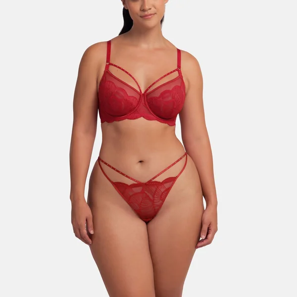 Soutien-gorge emboitant rouge Dorina