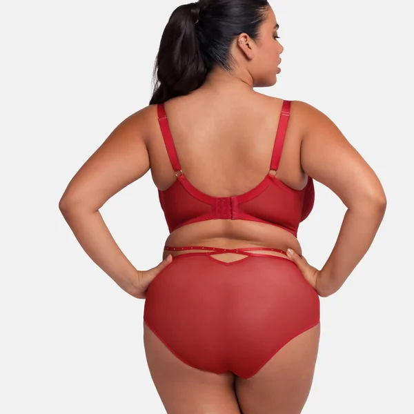 Soutien-gorge emboitant rouge Dorina