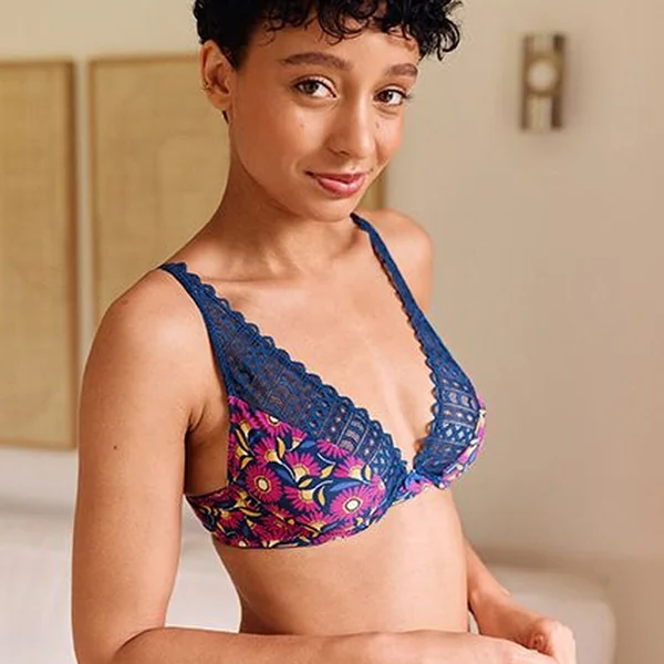Soutien-gorge emboitant Talentueuse - Bleu Rose foncé Billet Doux