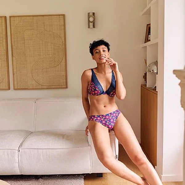 Soutien-gorge emboitant Talentueuse - Bleu Rose foncé Billet Doux