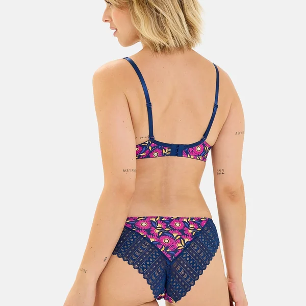 Soutien-gorge emboitant Talentueuse - Bleu Rose foncé Billet Doux