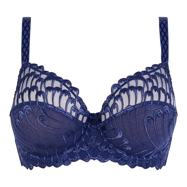 Soutien-gorge emboitant à armatures - Bleu Baromètre Sans Complexe