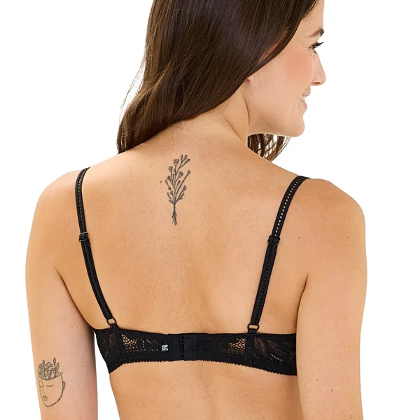 Soutien-gorge emboitant à armatures noir Billet Doux