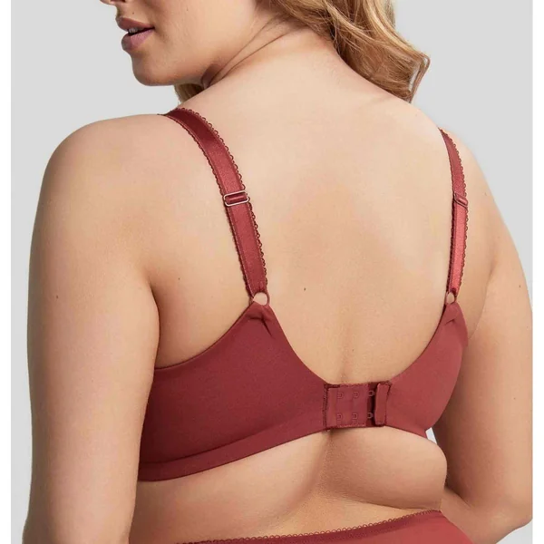 Soutien-gorge emboîtant armatures en Dentelle Florale et Imprimés Animaliers - Sculptresse Rouge