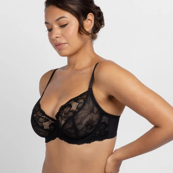 Soutien-gorge emboîtant non rembourré noir Dorina