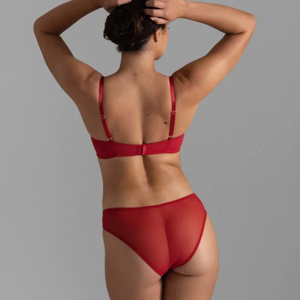 Soutien-gorge emboîtant non rembourré rouge Dorina