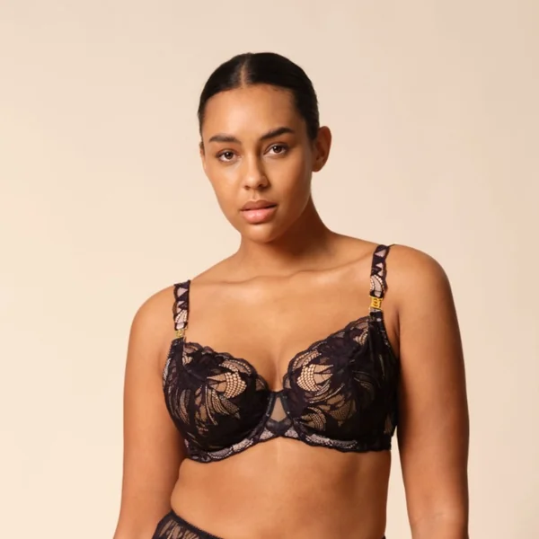 Soutien-gorge Lace Soiree sans rembourrage à bonnets emboîtants - Noir Gossard