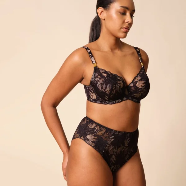 Soutien-gorge Lace Soiree sans rembourrage à bonnets emboîtants - Noir Gossard
