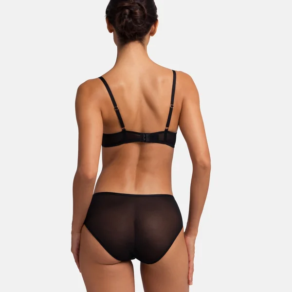 Soutien-gorge légèrement rembourré Noir et beige Dorina