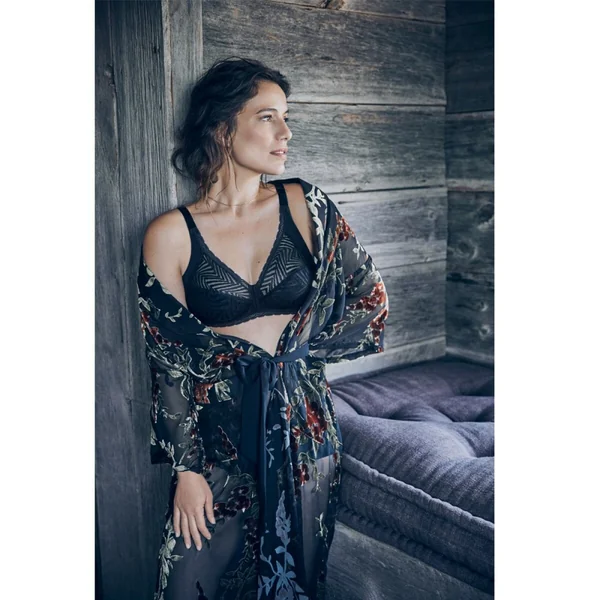 Soutien-gorge maintien sans armature noir Playtex