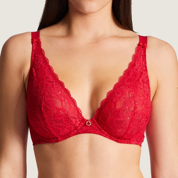 Soutien-gorge plongeant armatures