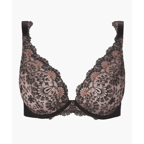 Soutien-gorge plongeant armatures