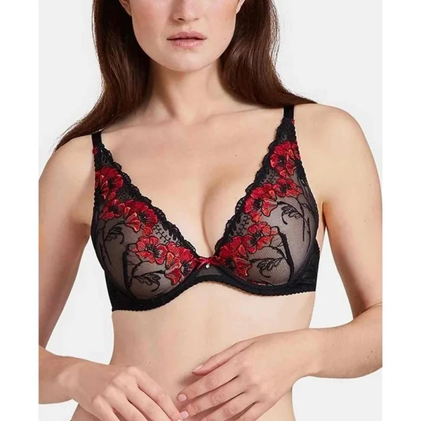 Soutien-gorge plongeant armatures