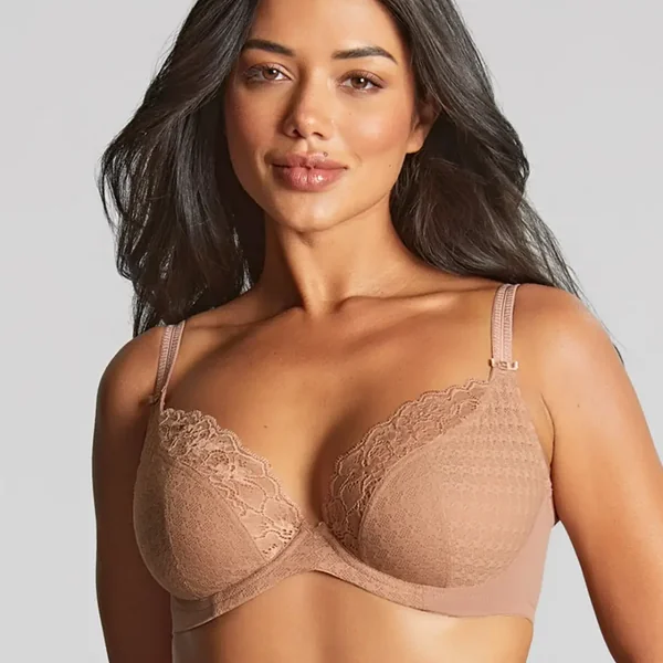 Soutien-gorge plongeant beige Panache