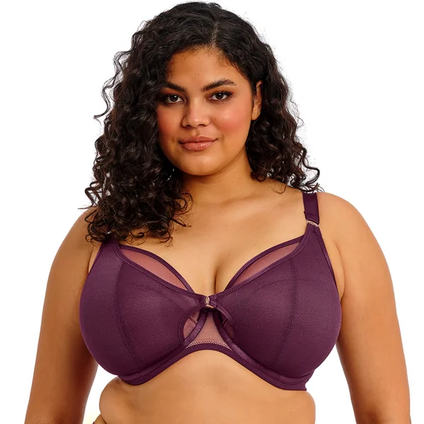 Soutien-Gorge Plongeant Bordeaux violet Elomi