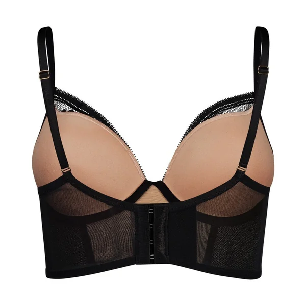 Soutien-gorge plongeant longline rembourré