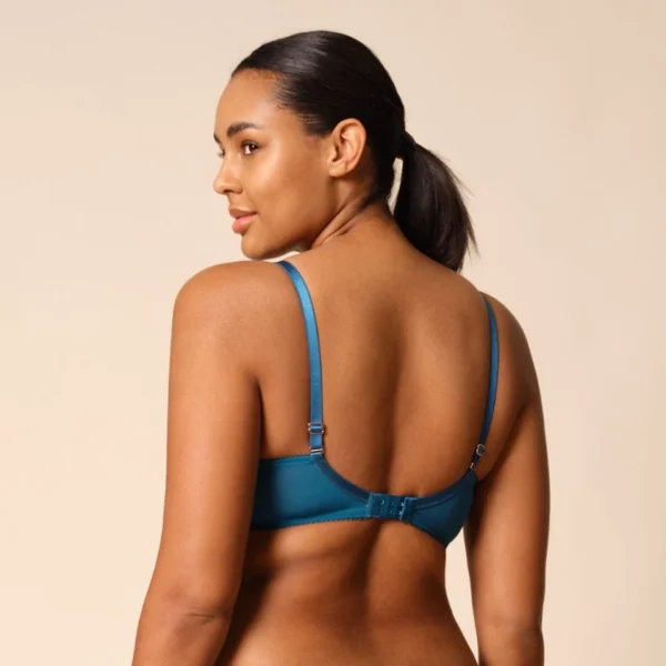 Soutien-gorge plongeant non rembourré - Bleu Gossard Superboost Lace