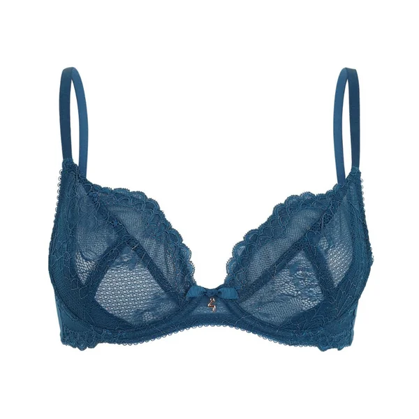 Soutien-gorge plongeant non rembourré - Bleu Gossard Superboost Lace