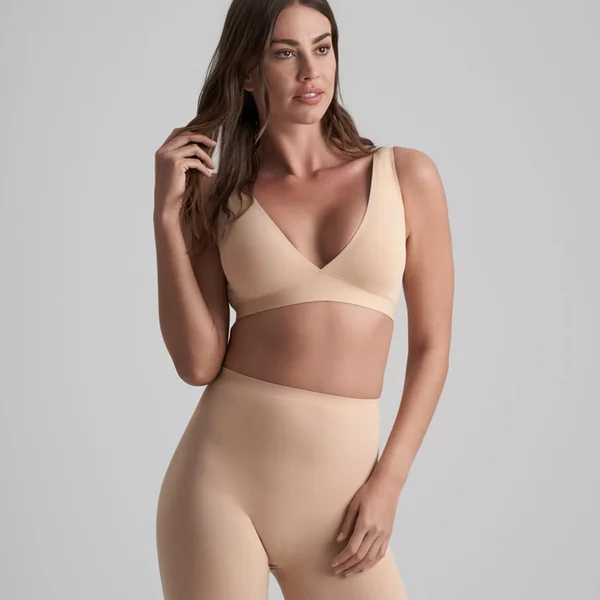 Soutien-gorge plongeant sans armatures invisible