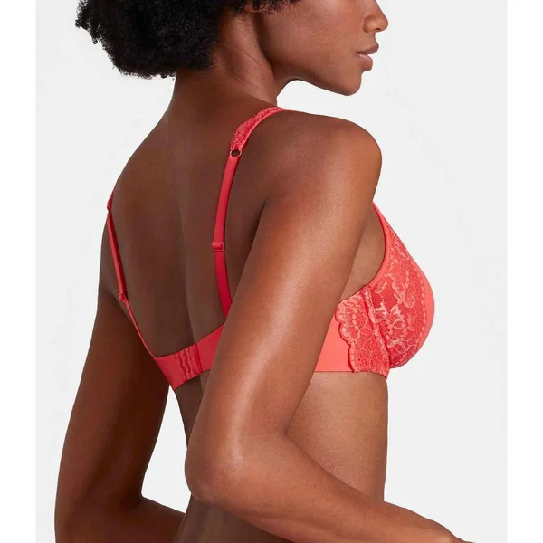 Soutien-gorge plongeant spacer armatures Rouge