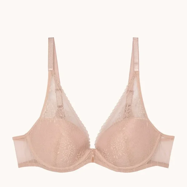 Soutien-gorge plongeant à armatures - Rose Passionata MADDIE