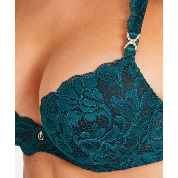 Soutien-gorge push-up plongeant armatures