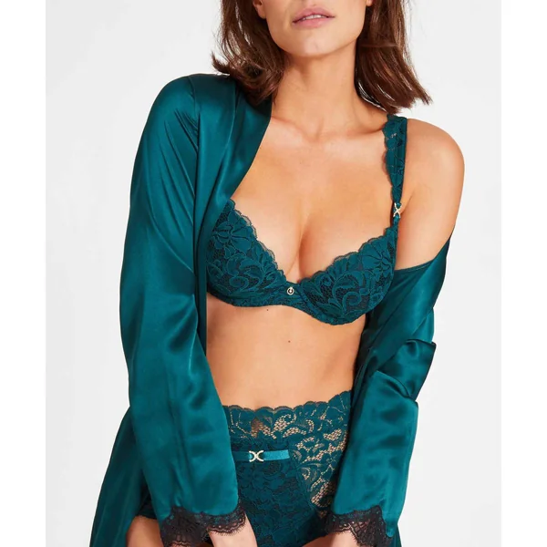 Soutien-gorge push-up plongeant armatures