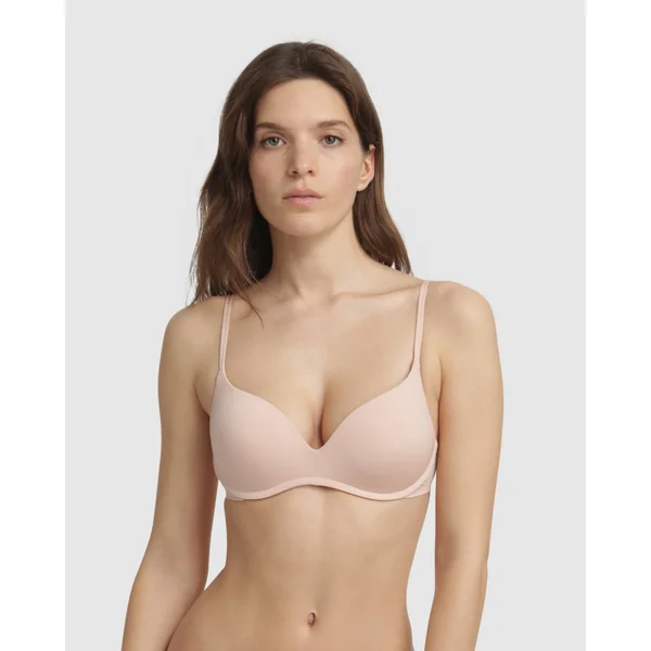 Soutien-gorge push-up sans armatures Beige