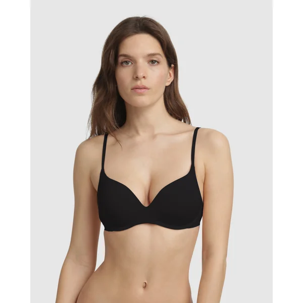 Soutien-gorge push-up sans armatures Noir