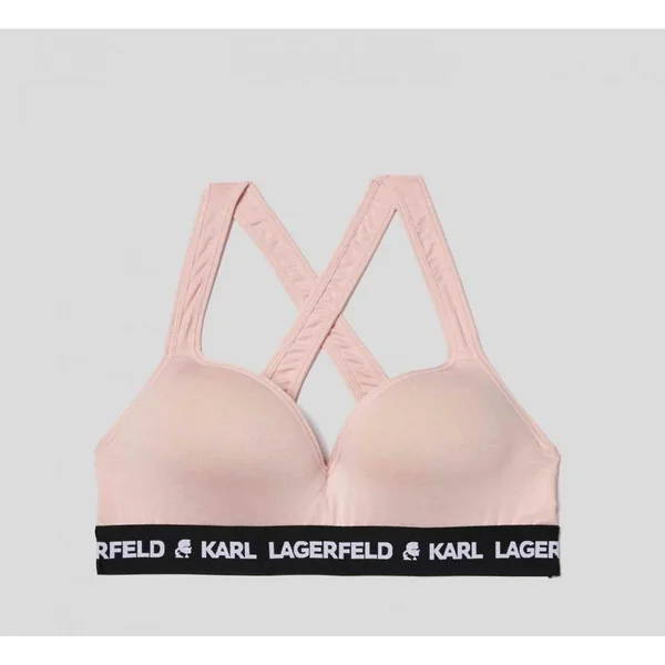 Soutien-gorge rembourré sans armatures logoté