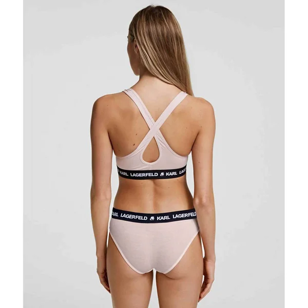 Soutien-gorge rembourré sans armatures logoté