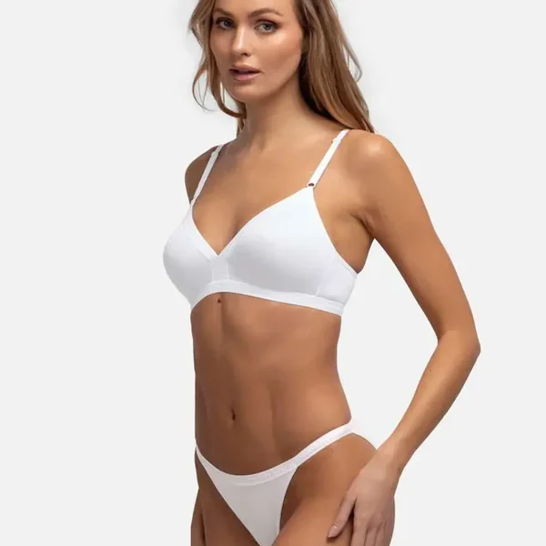 Soutien-gorge sans armatures blanc