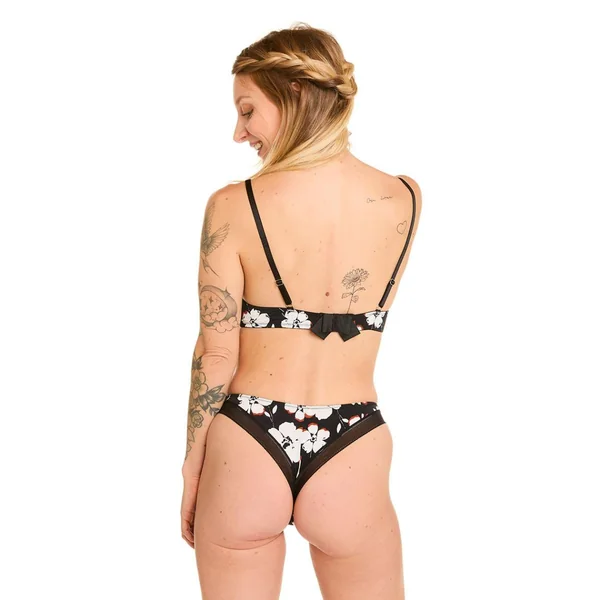 Soutien-gorge sans armatures coques souples noir Cookie Camille Cerf x Pomm Poire