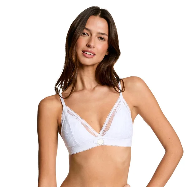 Soutien-gorge souple blanc Lina Morgan Lingerie