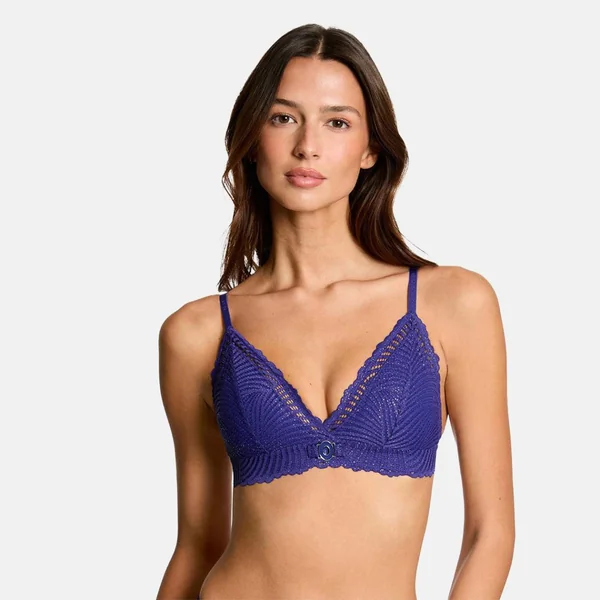 Soutien-gorge souple marine Glory bleu Morgan Lingerie