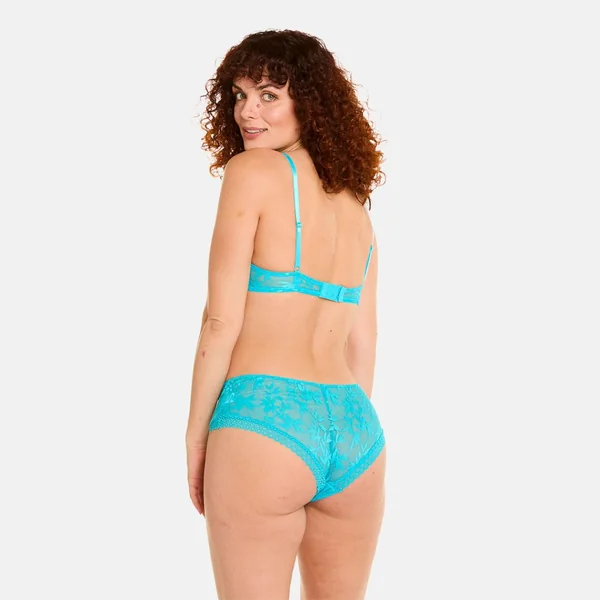 Soutien-gorge souple sans armatures turquoise bleu Pomm Poire