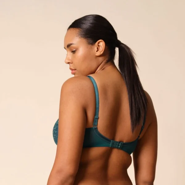 Soutien-gorge transparent - Vert foncé Gossard Glossies Lace