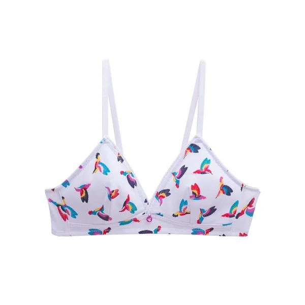 Soutien-gorge triangle sans armatures en coton