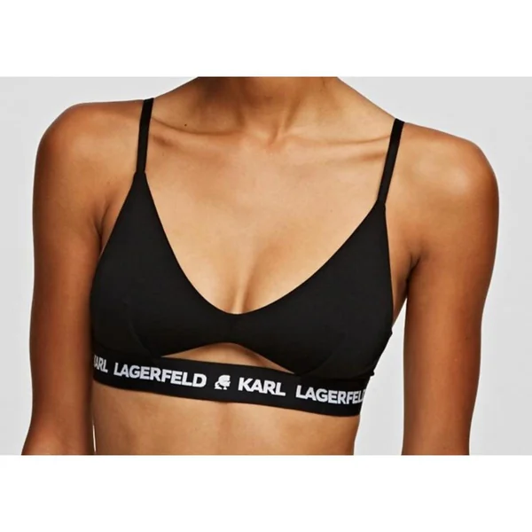 Soutien-gorge triangle sans armatures logote